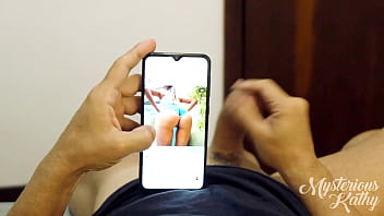 Preview 1 of Chubby Granny Takes Young Cock - Flagrei meu meio-irm&atilde_o batendo punheta nas minhas fotos e fiz o safado me comer at&eacute_ gozar - MysteriousKathy POV
