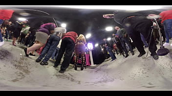 Preview 1 of Etv Jasmine Hot With Marla - Booty Clappin&#039_ at Exxxotica NJ 2021 in 360 degree VR