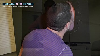 Preview 2 of Hegre Orgasm Hd - Masked straight dude gets a Glory hole blow job