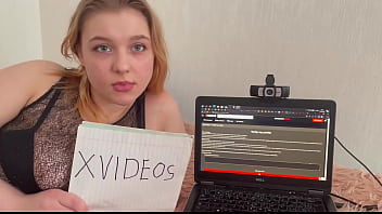 Preview 1 of Two Young Blond Watching Porn - Verification video