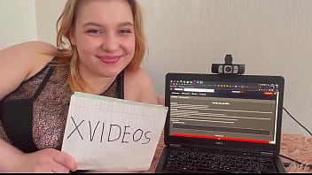Preview 4 of Two Young Blond Watching Porn - Verification video
