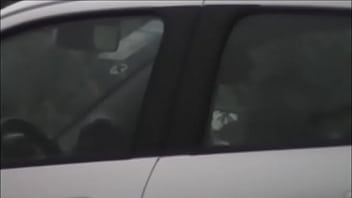Preview 3 of Buty Blonde Taksi - Mysz first customer.. sucking old man off in front seat