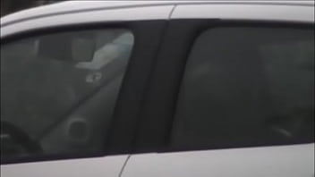 Preview 1 of Buty Blonde Taksi - Mysz first customer.. sucking old man off in front seat