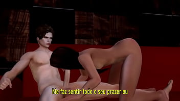 Preview 1 of Girl Sex Lebian - Cleber tirando a virgindade da BeeMooner