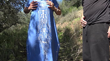 Preview 1 of Lex S Breart Fest - hot algerian milf shows her hairy pussy to stepson