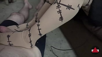 Preview 1 of Garl Garl Sex No Boys - Pre-cum Pantyhose Footjob