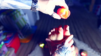 Preview 2 of Hd Xxx Hot Vedios New - Captive Unicorn For Foot Worship And Wax Play
