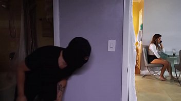 Preview 1 of Asia Aumi - Hooded guy spies a babe without