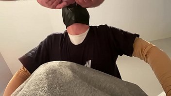 Preview 2 of Vdonidawfa - Faggot cocksucker taking another load from his straight,  married alpha