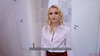 Preview 1 of Market Muny Give Tha Porn - Teen Student Girl Cheats on her Boyfriend with his Friend | POV and Cum inside Pussy!