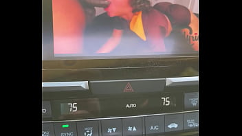 Preview 1 of Claudia O Felix - Watching porn in car