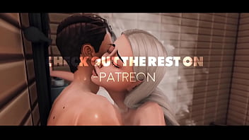 Preview 4 of Naughty Fx Porn 69fuck - BIG TIT BLONDE BABE RIDES NERD FRIEND ON VACATION - SIMS 4 WICKED WHIMS