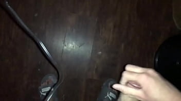 Preview 3 of Great Titv Hd Sex - My small dick makes a huge cumshot on my floorboards
