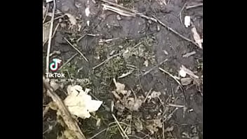 Preview 1 of Cum On Dick Comp - Piss in woods