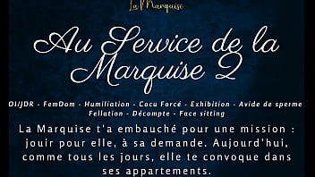 Preview 2 of Sex Dnu - Au Service de la Marquise 2 - French audio porn femdom JOI