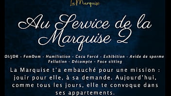 Preview 1 of Sex Dnu - Au Service de la Marquise 2 - French audio porn femdom JOI
