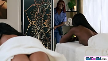 Preview 1 of Clas Rom Porn - So how far will this lesbian massage go?