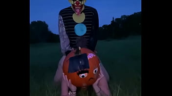 Preview 2 of Two Caning - Picked the best Pumpkin out the Patch! It happened to be @Mandimayxxx