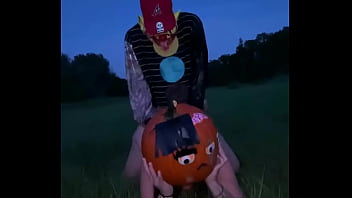 Preview 3 of Two Caning - Picked the best Pumpkin out the Patch! It happened to be @Mandimayxxx