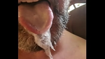 Preview 1 of Macromastia Cum Shot - Girlfriend Sucked Off our Friend and Filmed me Eating his Cum
