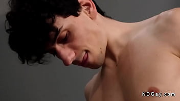 Preview 4 of Bdsm Boydy Bear Dick - Gay blowjob and anal sex on the sofa in living room