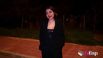 Preview 1 of Lesbian Teens Zorah Nomi Sex - Curvy Spanish babe Lulita Star,  shared by 2 Spanish big dicked dudes