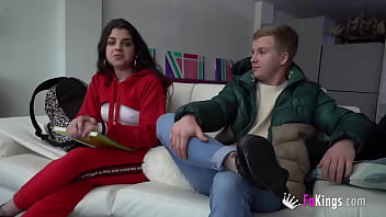 Preview 2 of Gand M Big Lund - Slim teen shows her tight trimmed pussy