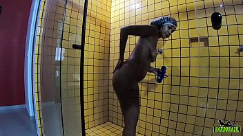 Preview 2 of Jabardasti Sex Video Hd Balatkar - Modelo se preparando para grava&ccedil_&atilde_o e &eacute_ flagrada no banho - Amanda Souza - Big Bambu