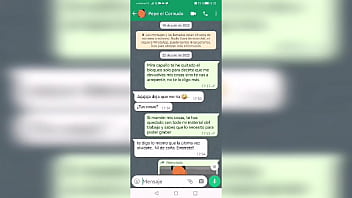 Preview 1 of Fakeing Sex - Conversaci&oacute_n con mi ex - novio por WhatsApp y terminamos follando