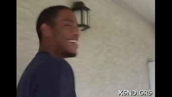 Preview 1 of Chin Home Room - Wonderful ebony Samantha exposes curves during sex