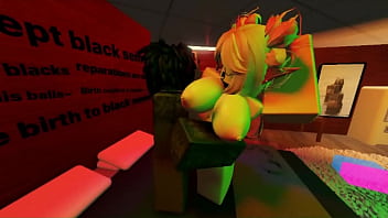 Preview 2 of Pov Anal Clip - Blonde snowbunny gets railed - Roblox