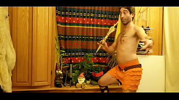 Preview 2 of Thick Tits Ssbbw Super - Solo Male dancer shakes his ass for you Max Shenanigans