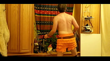 Preview 4 of Thick Tits Ssbbw Super - Solo Male dancer shakes his ass for you Max Shenanigans