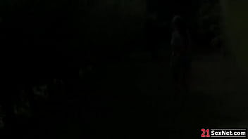 Preview 1 of Grop Sex Clss Rooom Hd - European bf licking and fucking brunette girlfriend outdoors