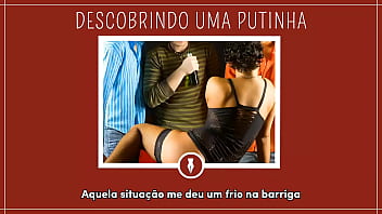 Preview 2 of Two Guys Creampies Same Ass - DESCOBRINDO UMA PUTINHA - Contos Libertinos
