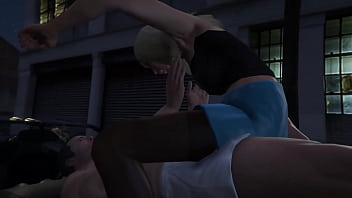 Preview 3 of Milkykandy Cam - GTA 5 - Michael gets another Hooker service