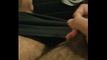 Preview 3 of Mila Sucking - Big man jerks his small dick (pls message me)