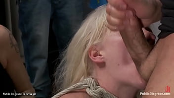 Preview 2 of Kakak Main Ngn Adik - Blonde fucked in public local store