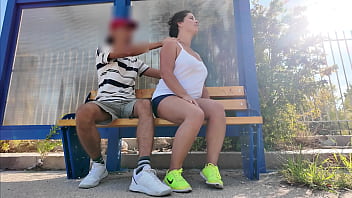 Preview 2 of Bally Bance Mujra - The StepMom was waiting for the Bus,  But waited for a Dick in her Mouth with a Huge Portion of Sperm