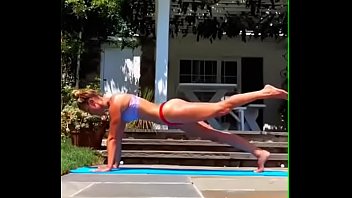 Preview 2 of Anal Bead Video - Yoga con Nina Agdal
