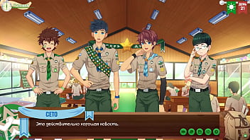 Preview 1 of Millionb Com - Game: Friends Camp,  episode 35 - Video camera (Russian voiceover)
