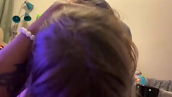 Preview 4 of Maiden Moore - Lesbian bestfriend comes to my room again to give me sloppy suck off time (Commentary)