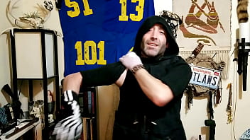Preview 3 of 18year Teen Gf And Bf - Sexy man shows off cosplay skills by Max Shenanigans