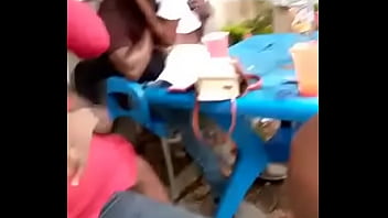 Preview 1 of Indiana Jones Sex - Fucking my friend on a broad daylight when having drinks with other friends