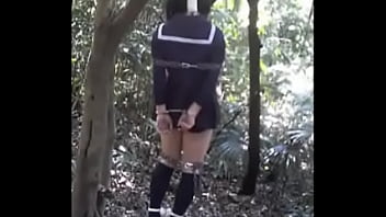 Preview 3 of Strong Dolls 2 - Tied ladyboy on the platform