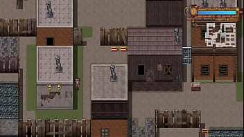 Preview 4 of Step Teen Mon - Garota de peitos pequenos fica sem camisa perto de varios homens e eles n&atilde_o percebem - Detective girl of the steam city - Parte 3