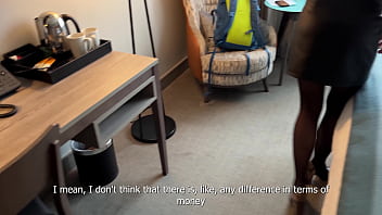 Preview 1 of Raj Web Video Xxx - One bed - two colleagues. What could go wrong?