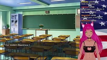 Preview 2 of Hindi Desi Xxxx Video - VTuber LewdNeko Plays My Girlfriend is the President! Part 5