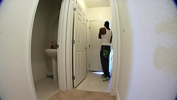 Preview 1 of Gyathari Arun - black thief gets his cock robbed