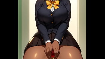 Preview 2 of Etc Show Porn - Whisper ASMR 2-2,  sexy student (Japanese,  Hentai,  AI-generated)